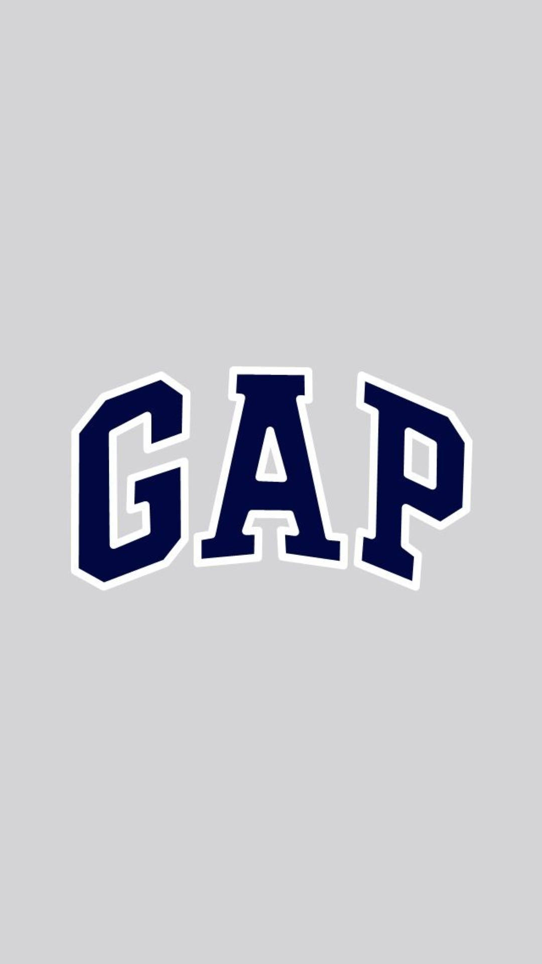 Логотип Gap в виде букв Шпалери