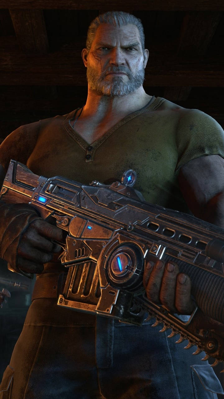 Феникс з пістолетом Gears 5 для телефона Шпалери