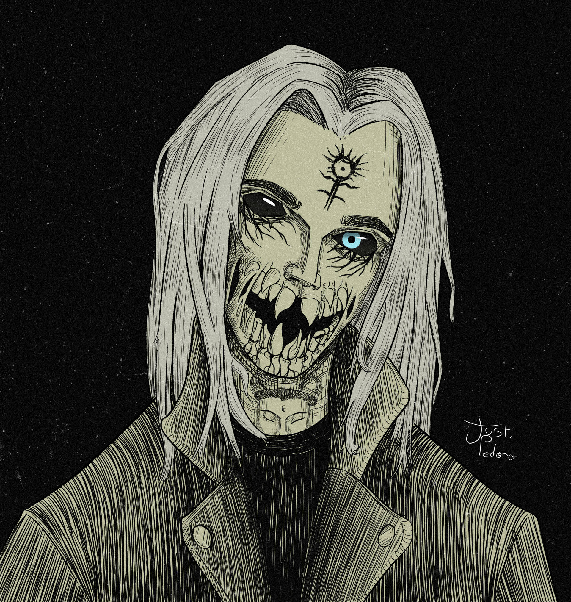 Ghostemane Чудовищні Зуби Шпалери