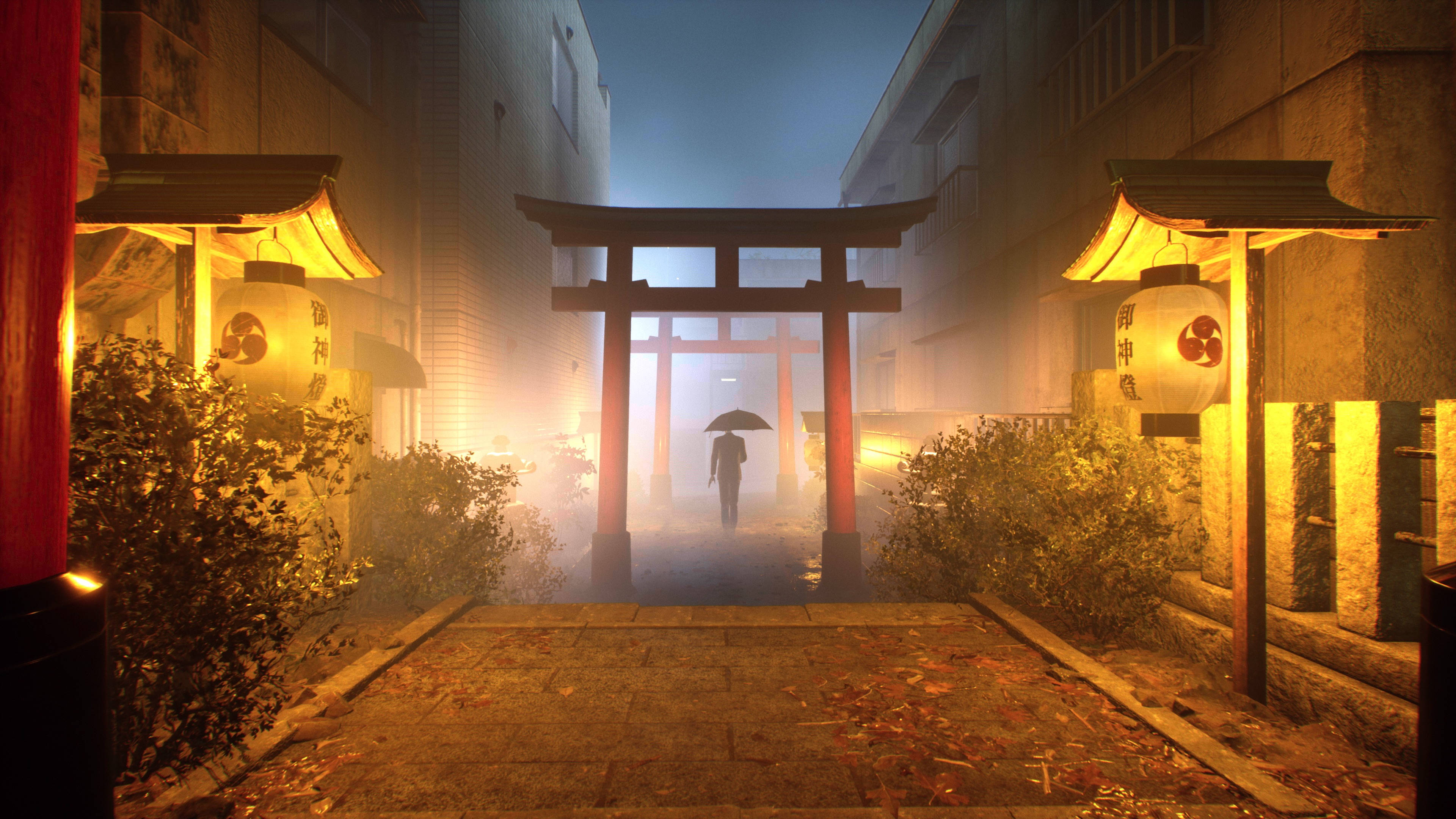 Ghostwire Tokyo Желтый Шпалери