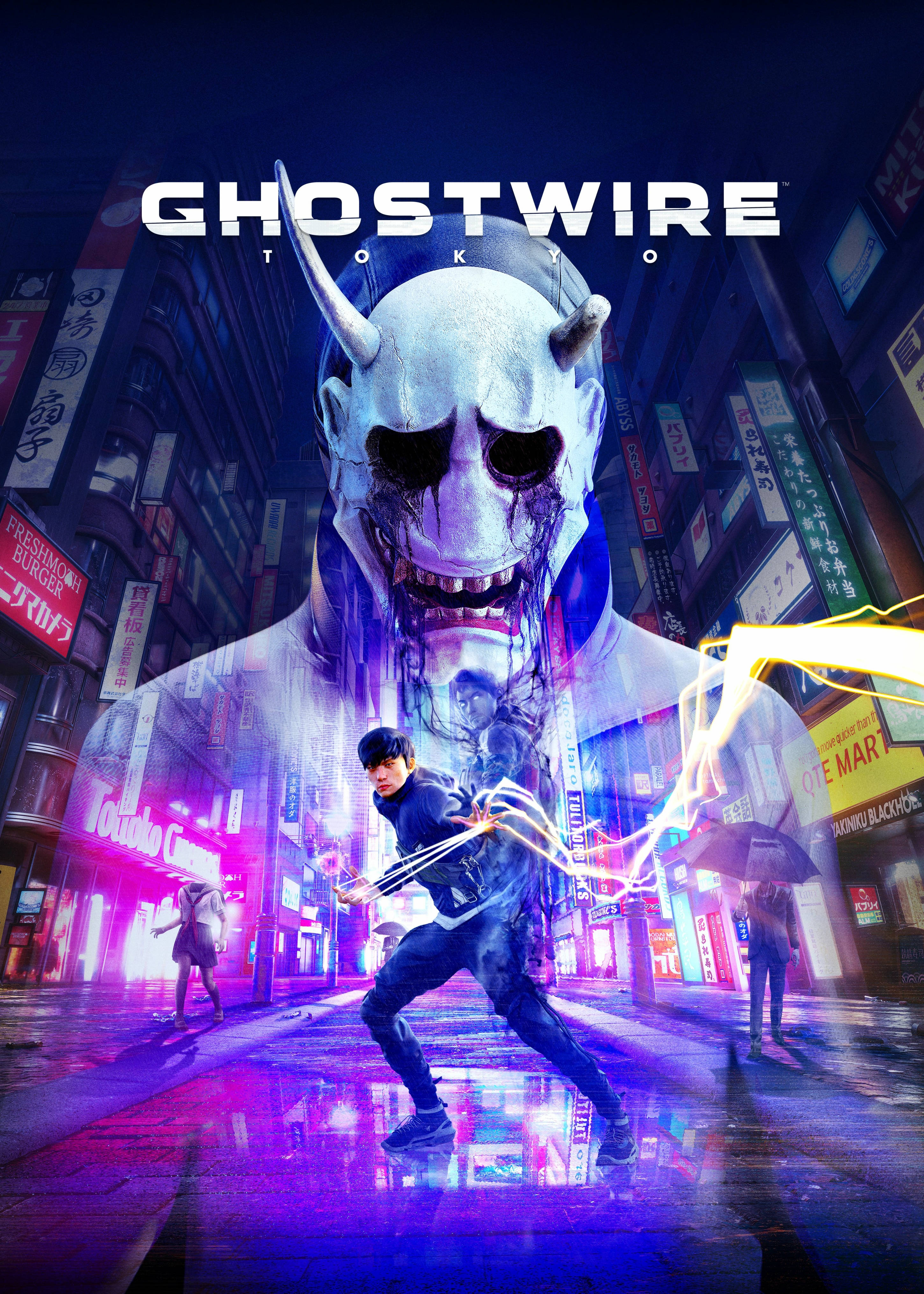 Ghostwire Tokyo офіціальна обложка гри Шпалери