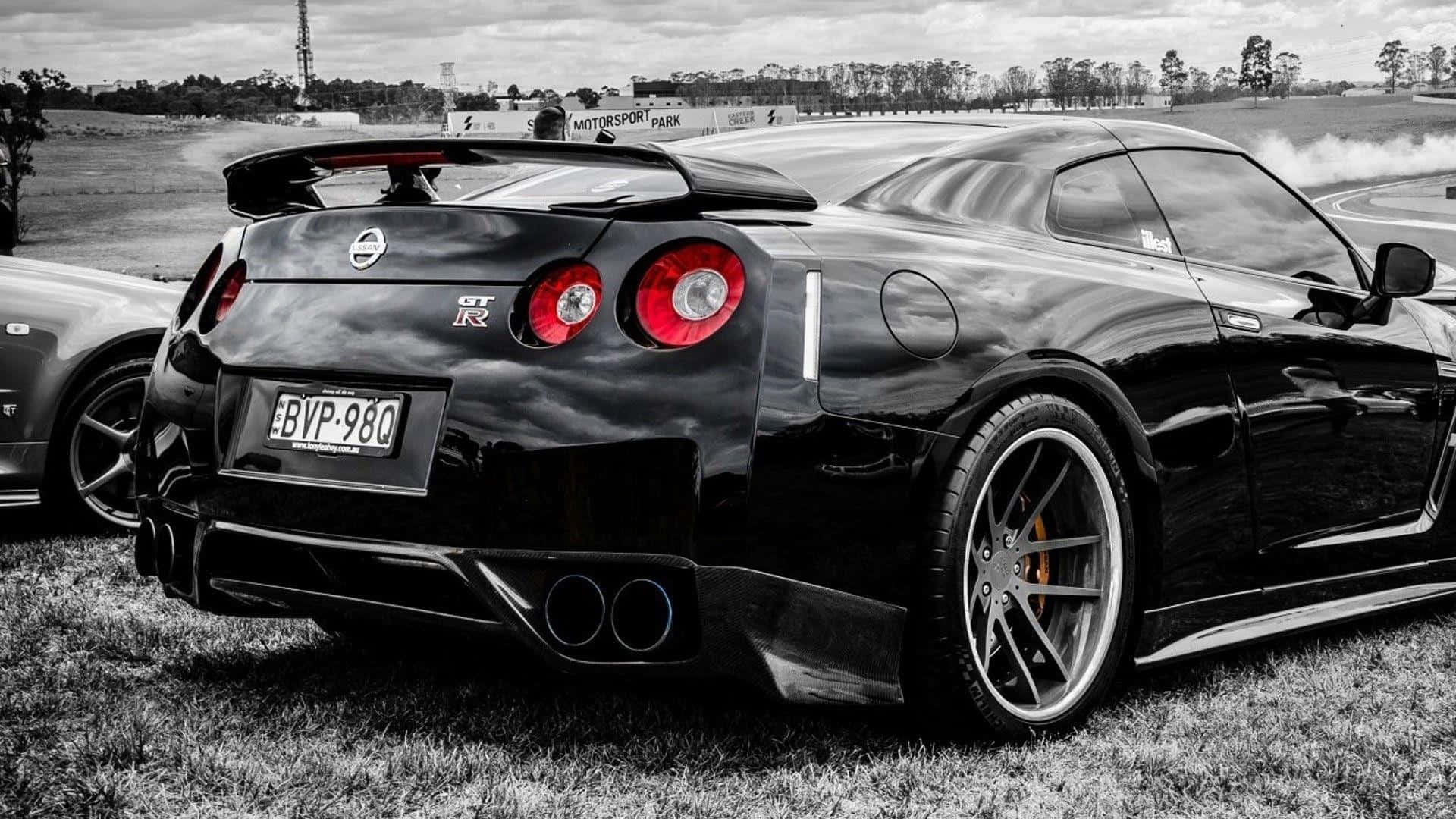 Деталі задньої частини GT-R для робочого столу Шпалери