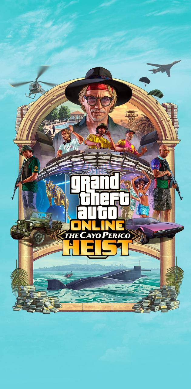 Телефон GTA 5 для пограбування Кайо Періко Шпалери
