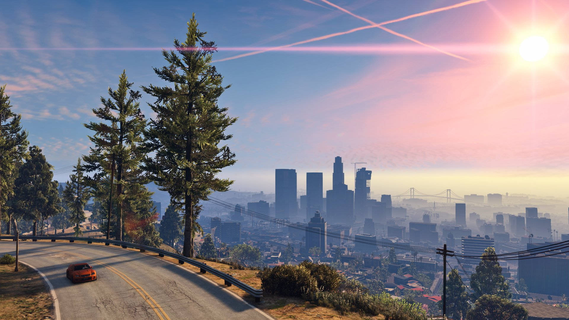 Крутий GTA спокійний ранок Шпалери