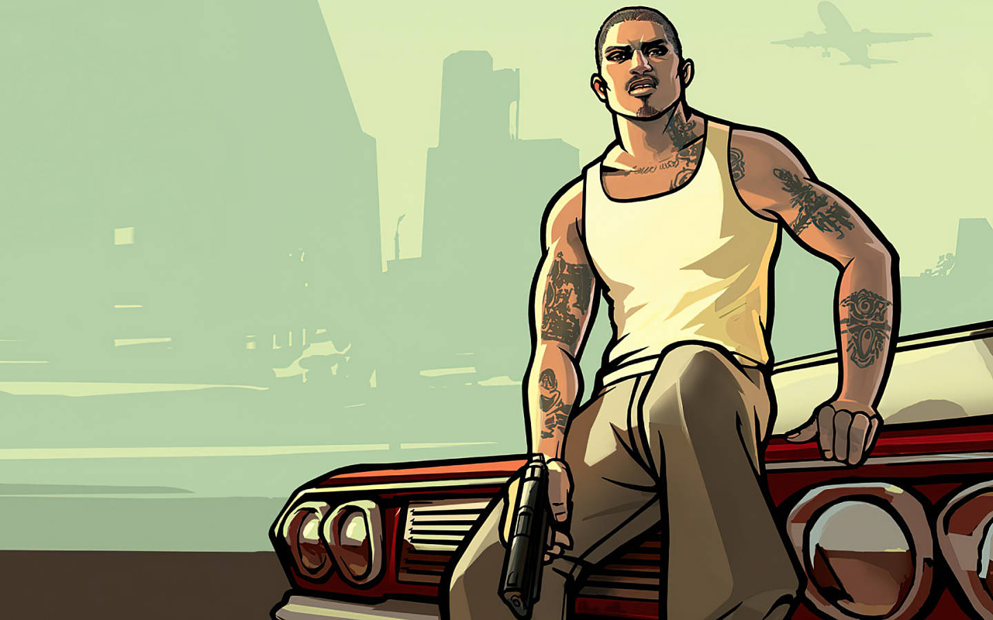 GTA SA 4K Головний герой Шпалери