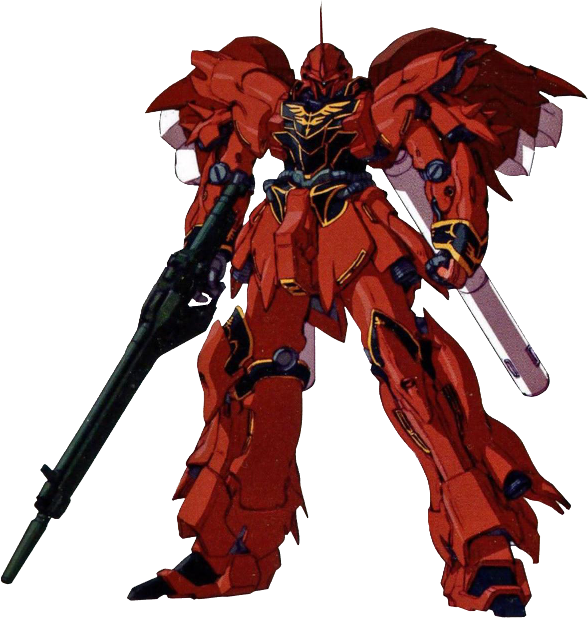 Червоний мобільний костюм Gundam Шпалери