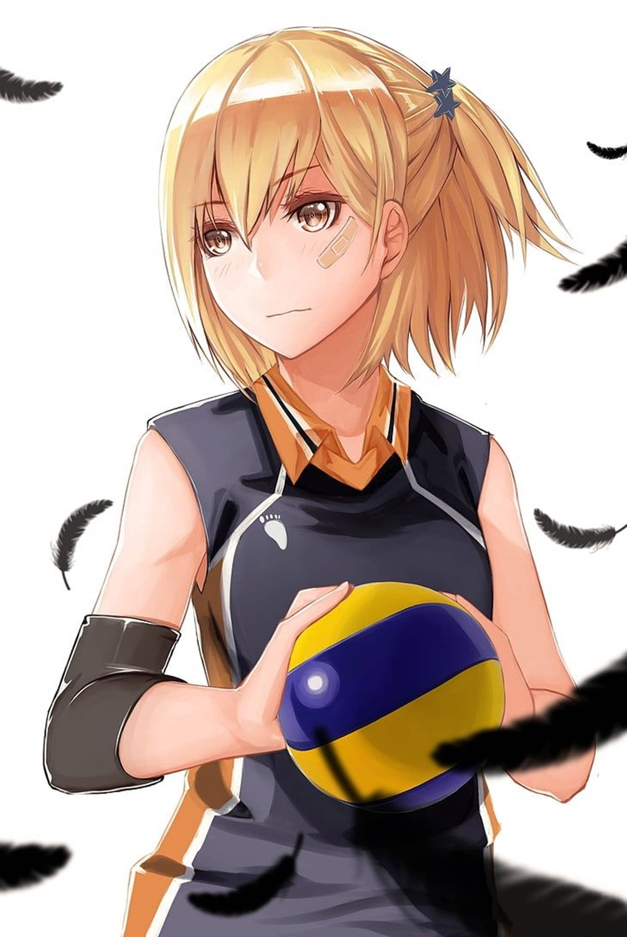 Haikyuu 4K Hitoka Yachi Шпалери