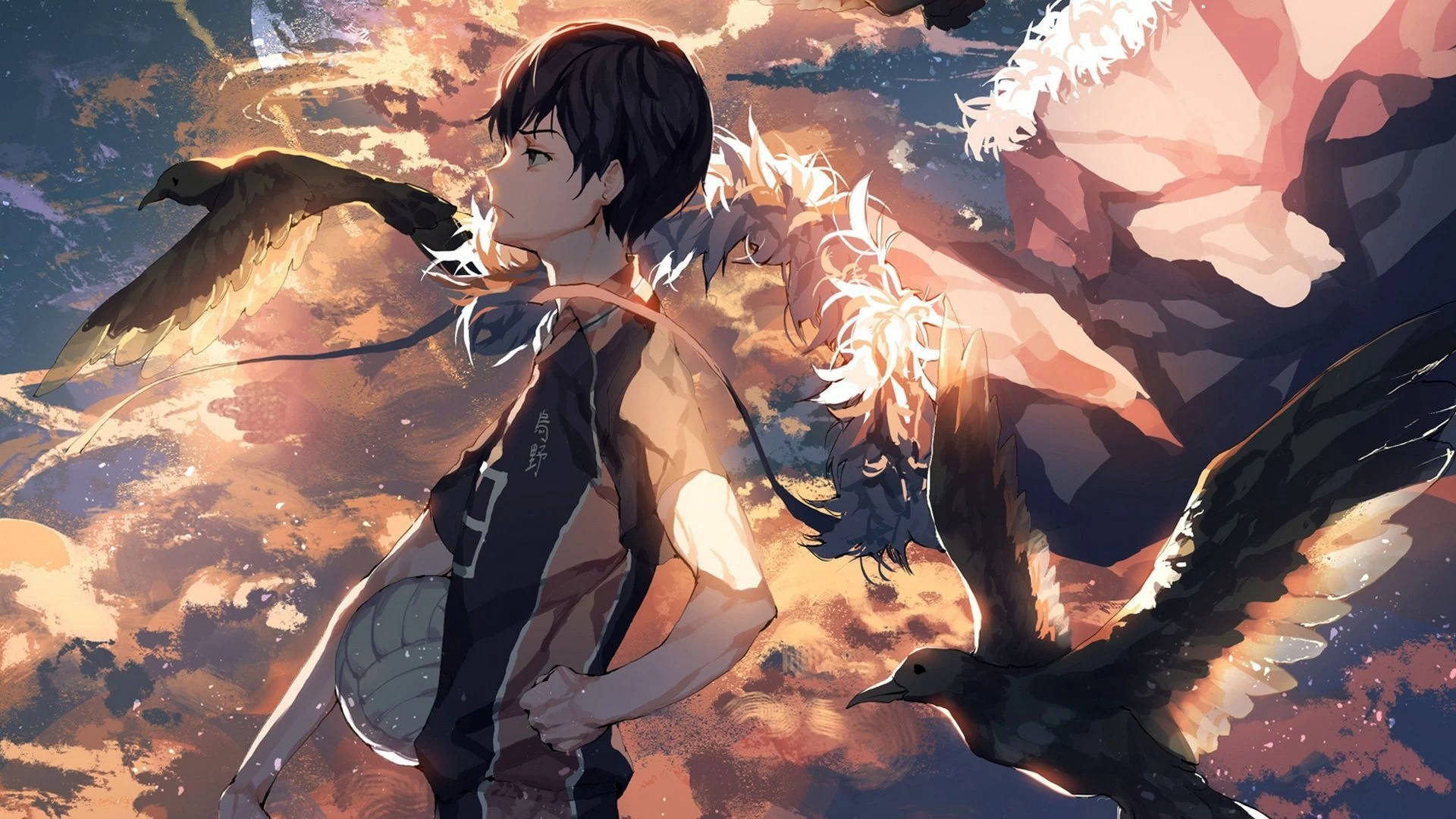 Кагеяма Haikyuu шпалери для робочого столу Шпалери