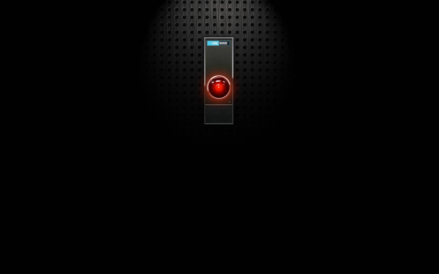 Hal 9000 Чорна Віньєтка Шпалери