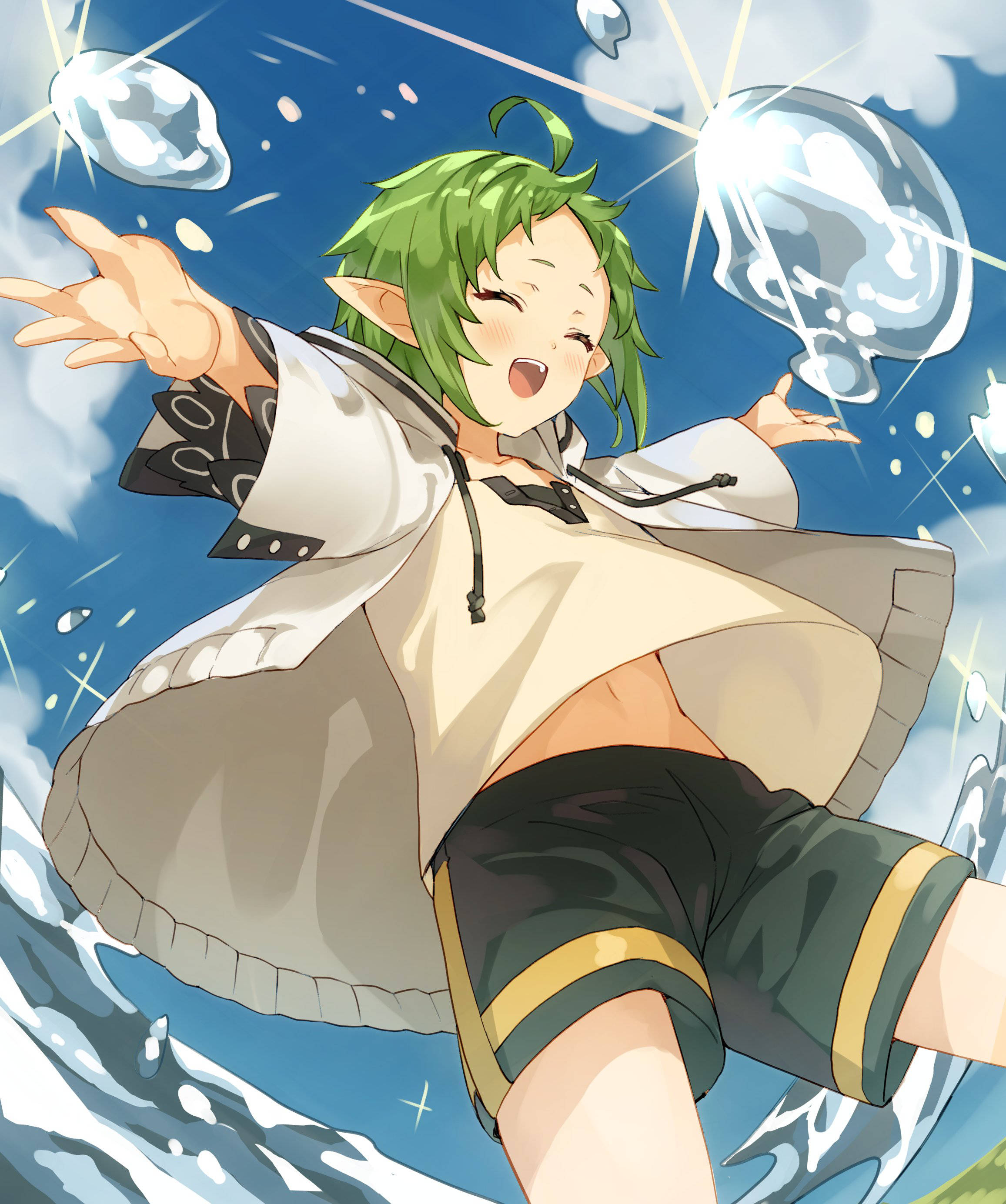 Happy Sylphiette Mushoku Tensei Шпалери