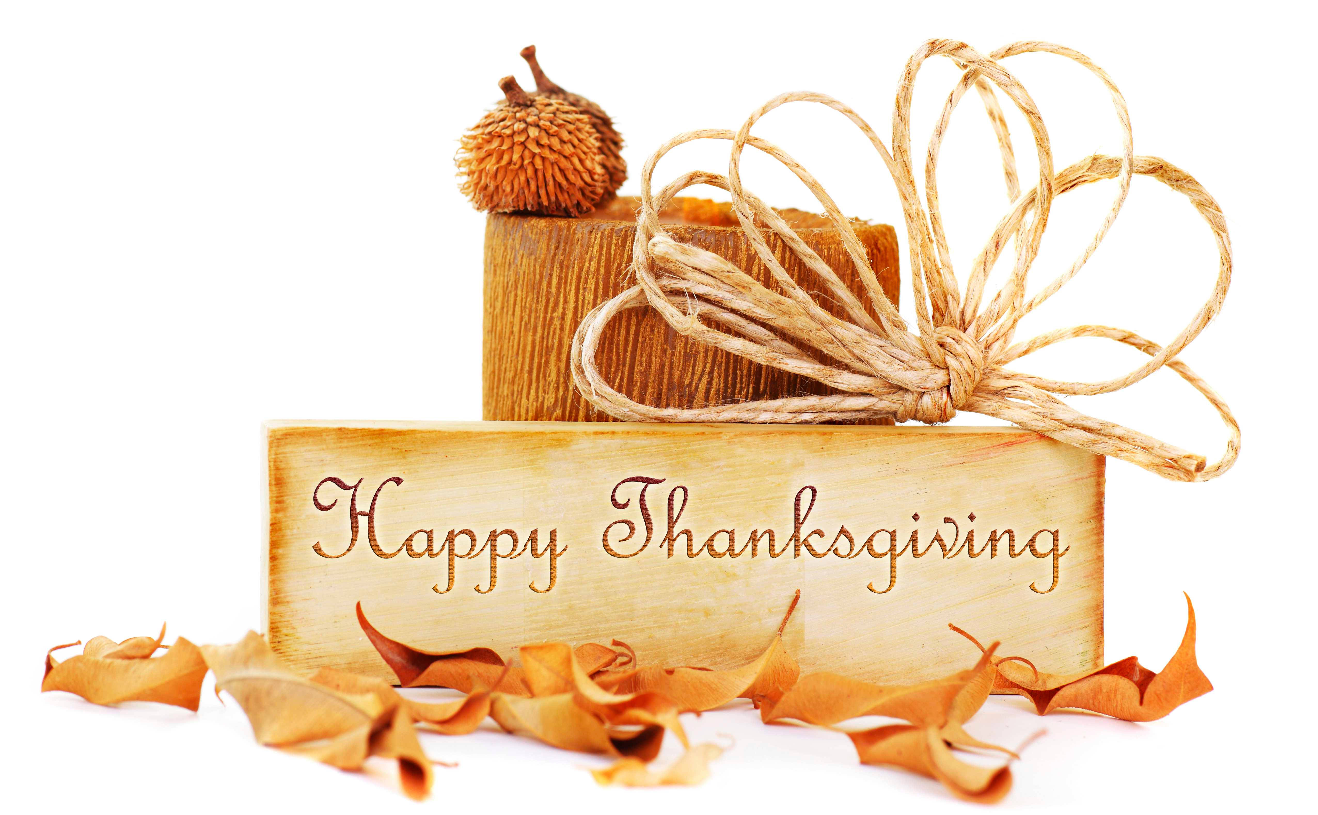 Happy Thanksgiving Милий Текстовый Надпись Шпалери