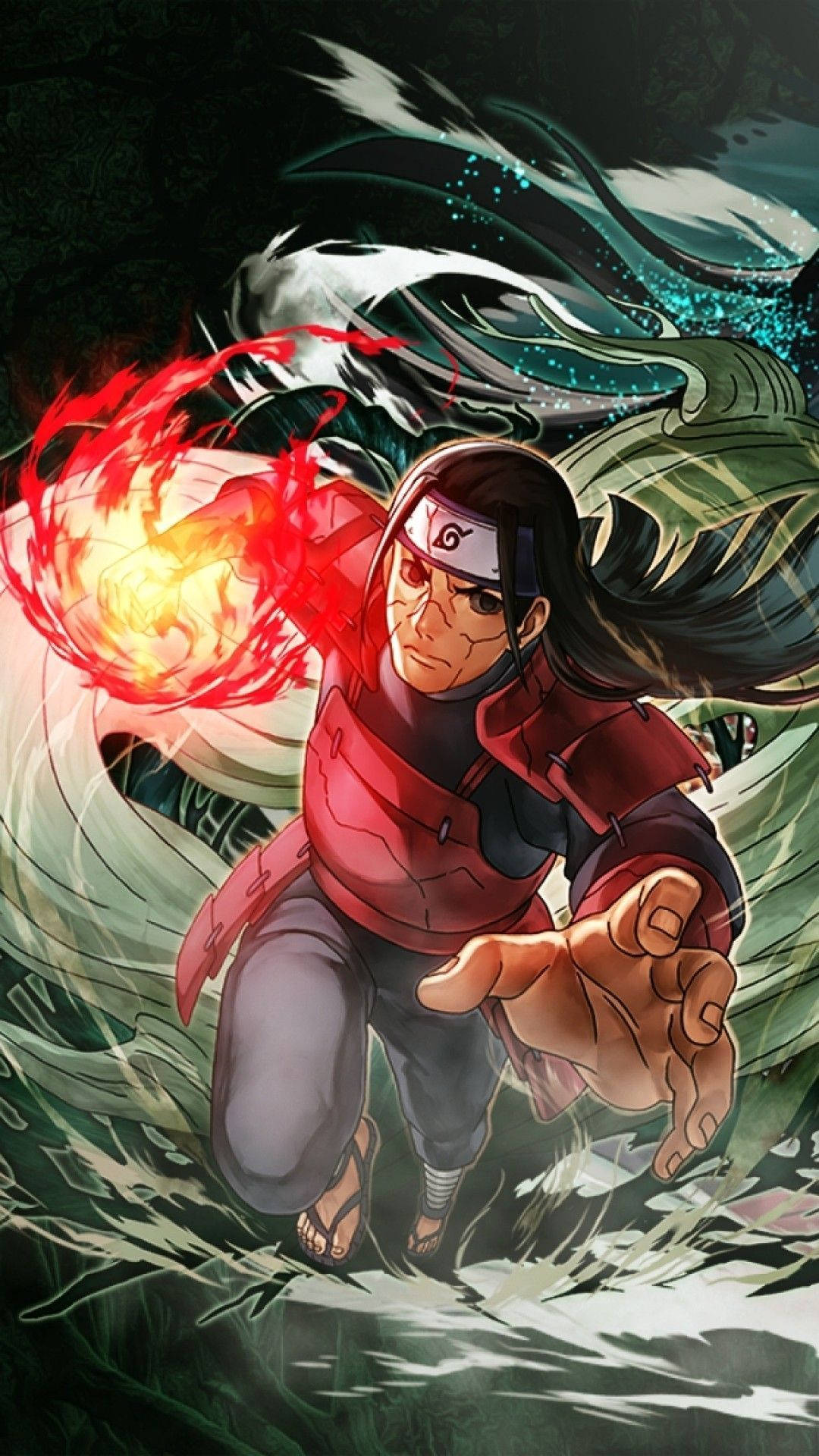 Hashirama з вогненним ударом для телефона Шпалери