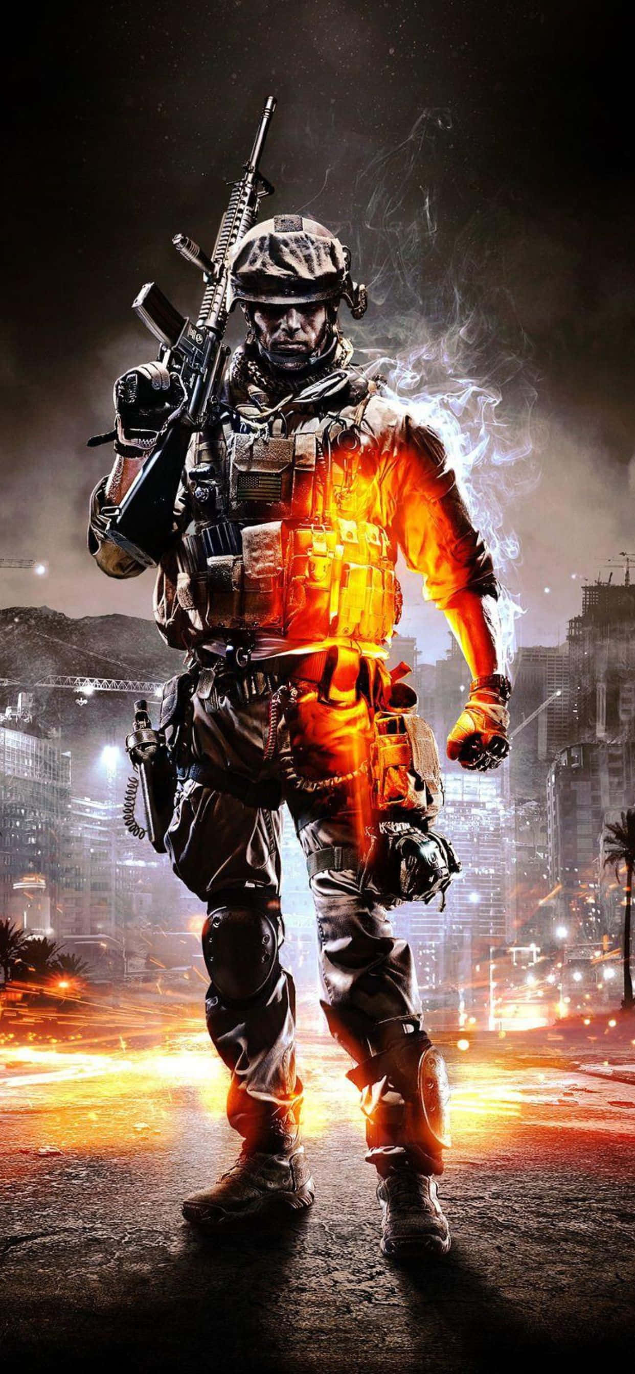 "Интенсивные бои в зоне военных действий в HD Battlefield V" Шпалери