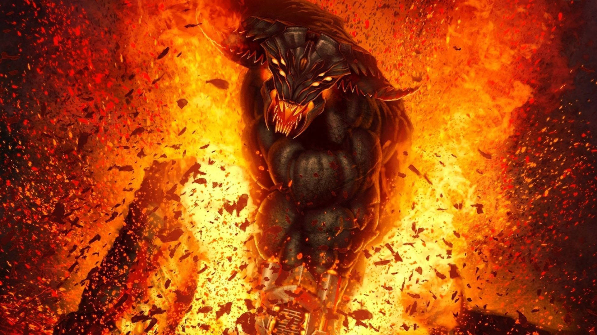 Лють чорного диявола HD Шпалери