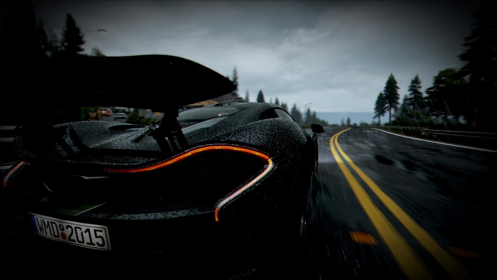 HD Project Cars McLaren P1 Дорожний фон Шпалери