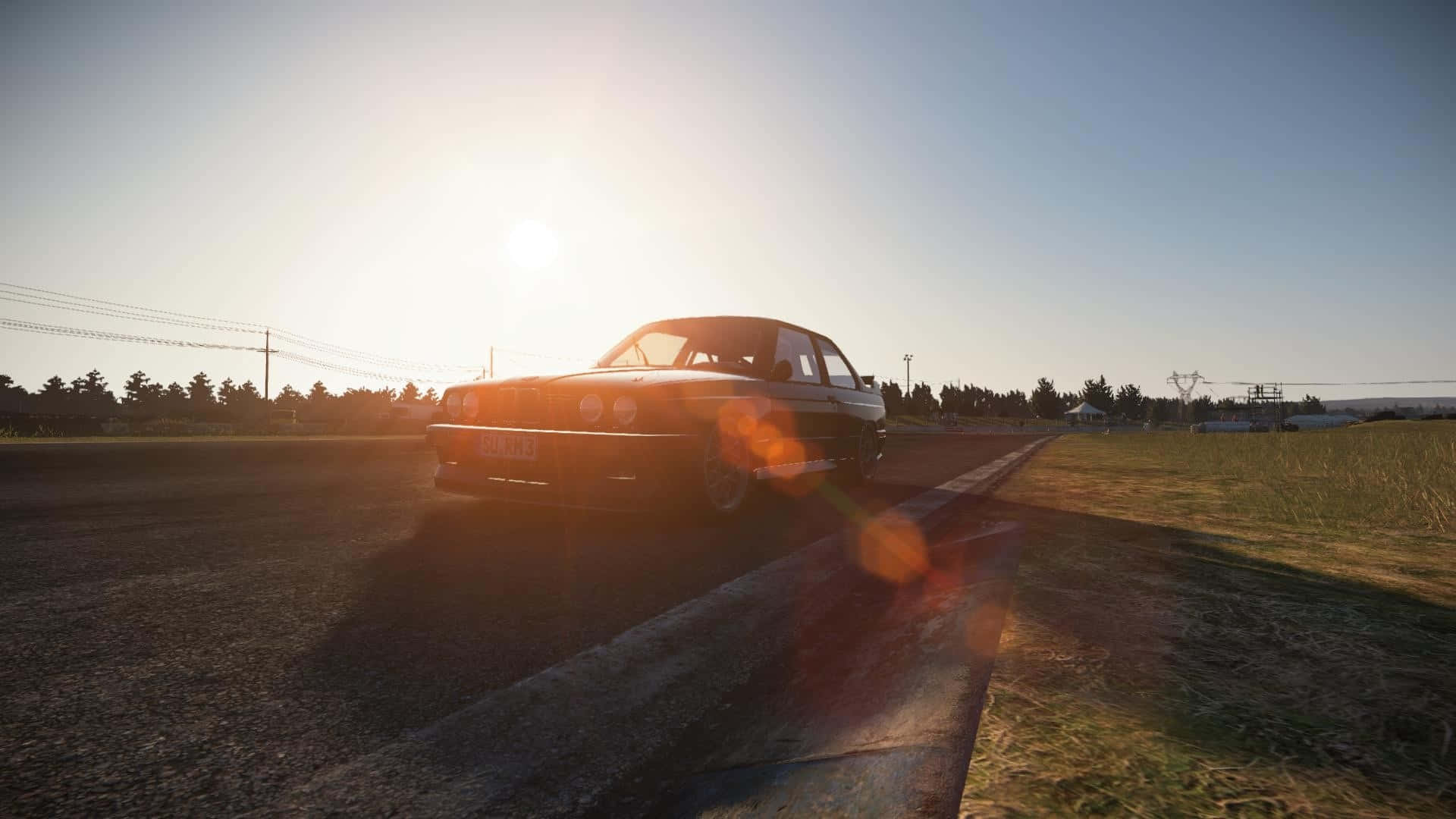 HD Project Cars сонячні промені фон Шпалери