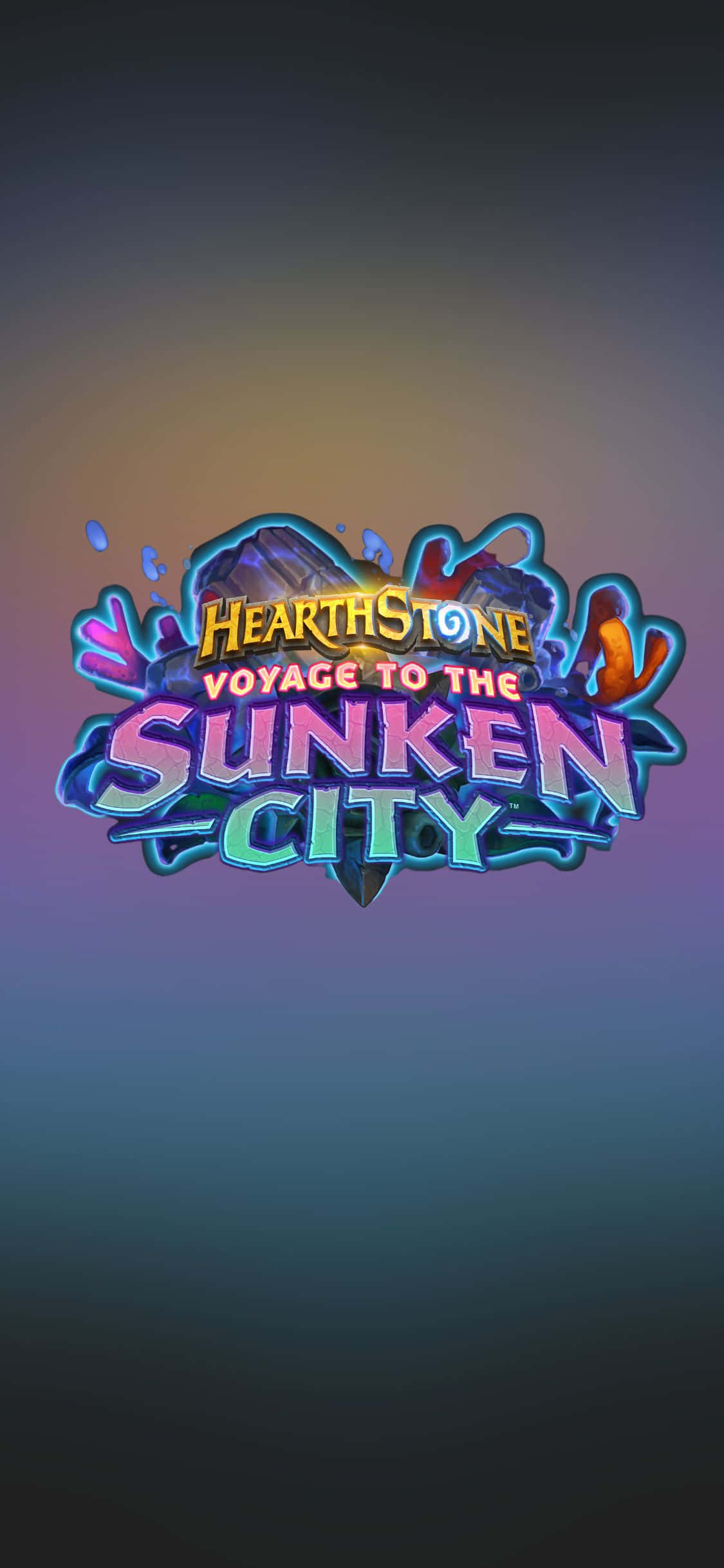Эпическая дуэль в мире Hearthstone на iPhone XS Шпалери