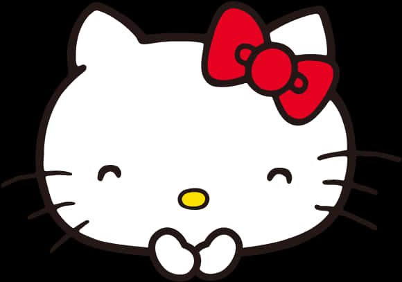 Класичний портрет Hello Kitty Шпалери