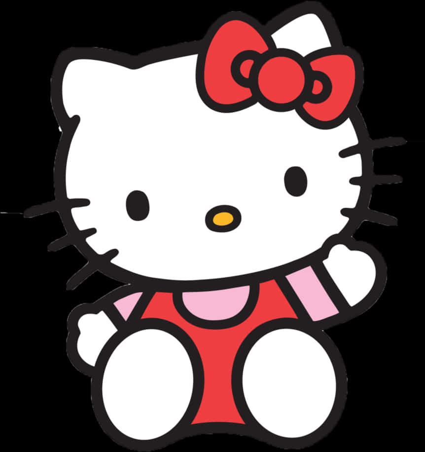 Класична поза Hello Kitty Шпалери