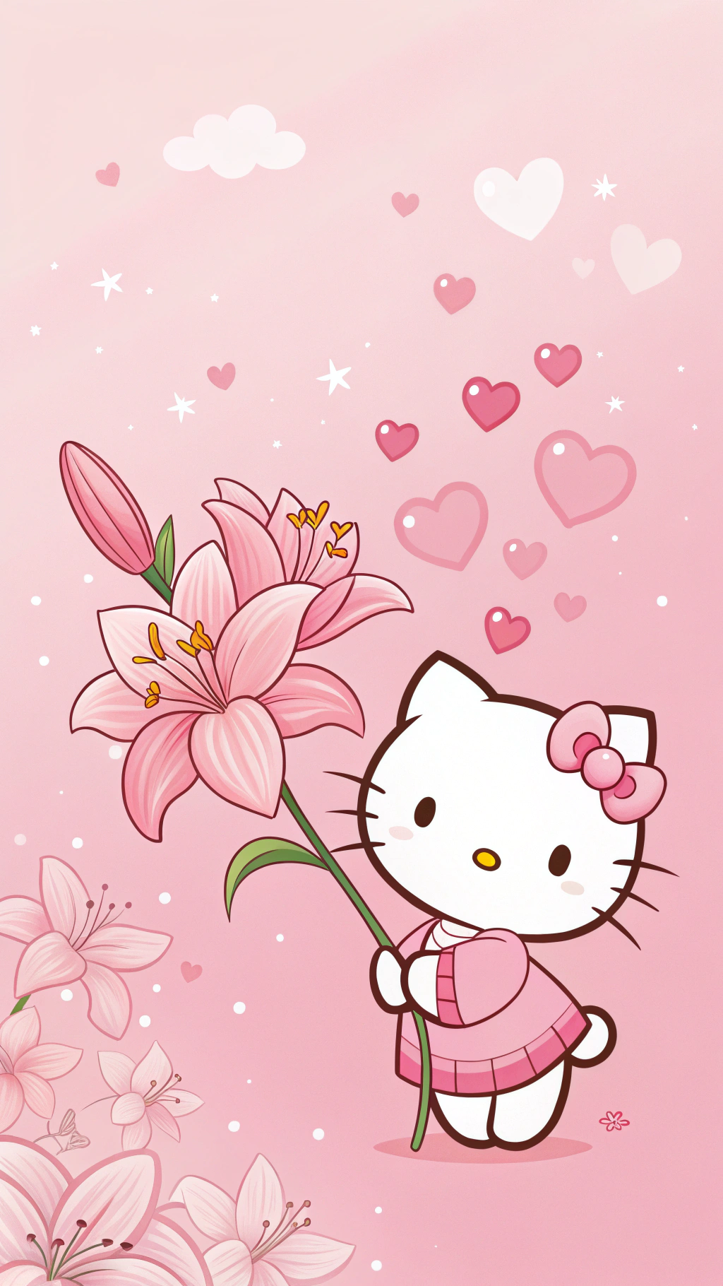 Подарок Hello Kitty растопит ваше сердце Шпалери