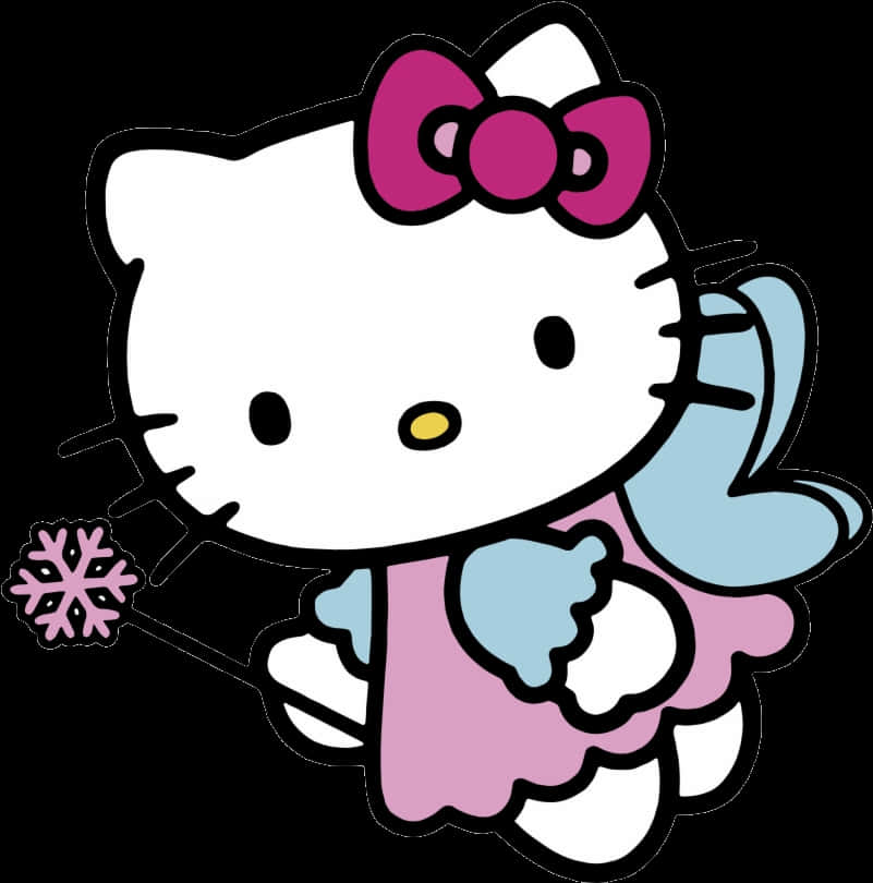 Hello Kitty Зимова тема Шпалери