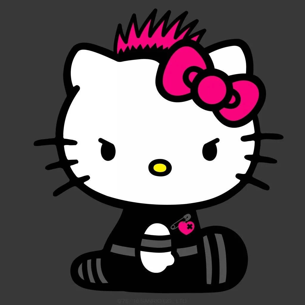 Панк Hello Kitty PFP Шпалери