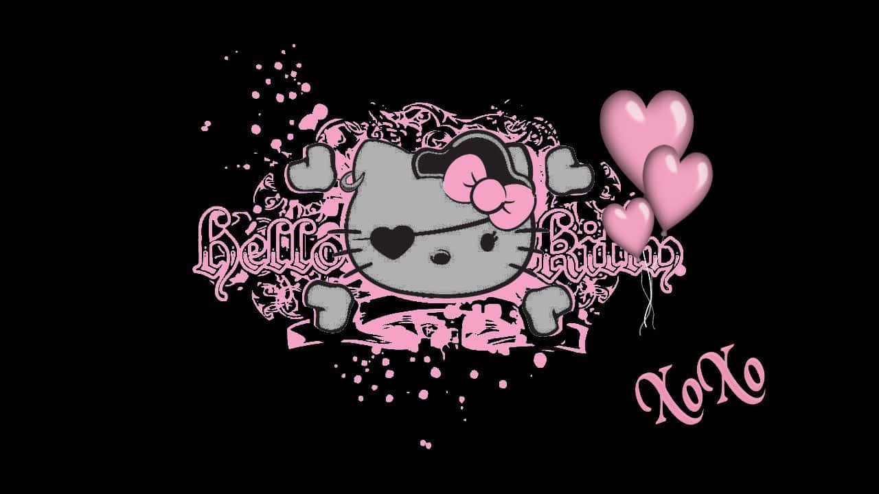 Емо Hello Kitty піратське мистецтво Шпалери