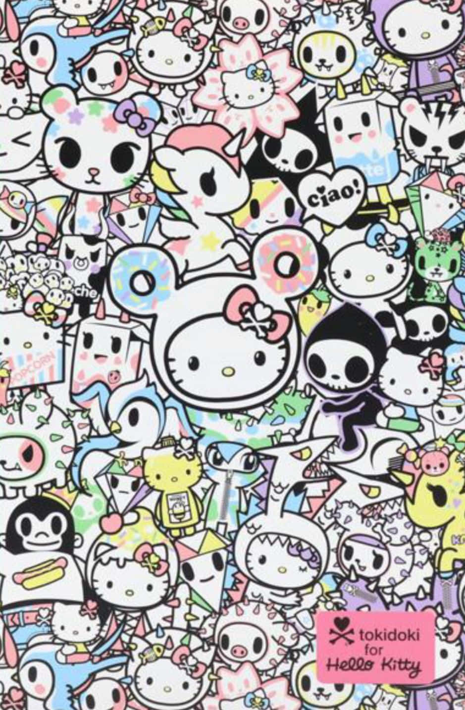 Емо Hello Kitty персонажі Sanrio Шпалери