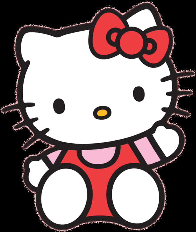 Класична поза Hello Kitty Шпалери