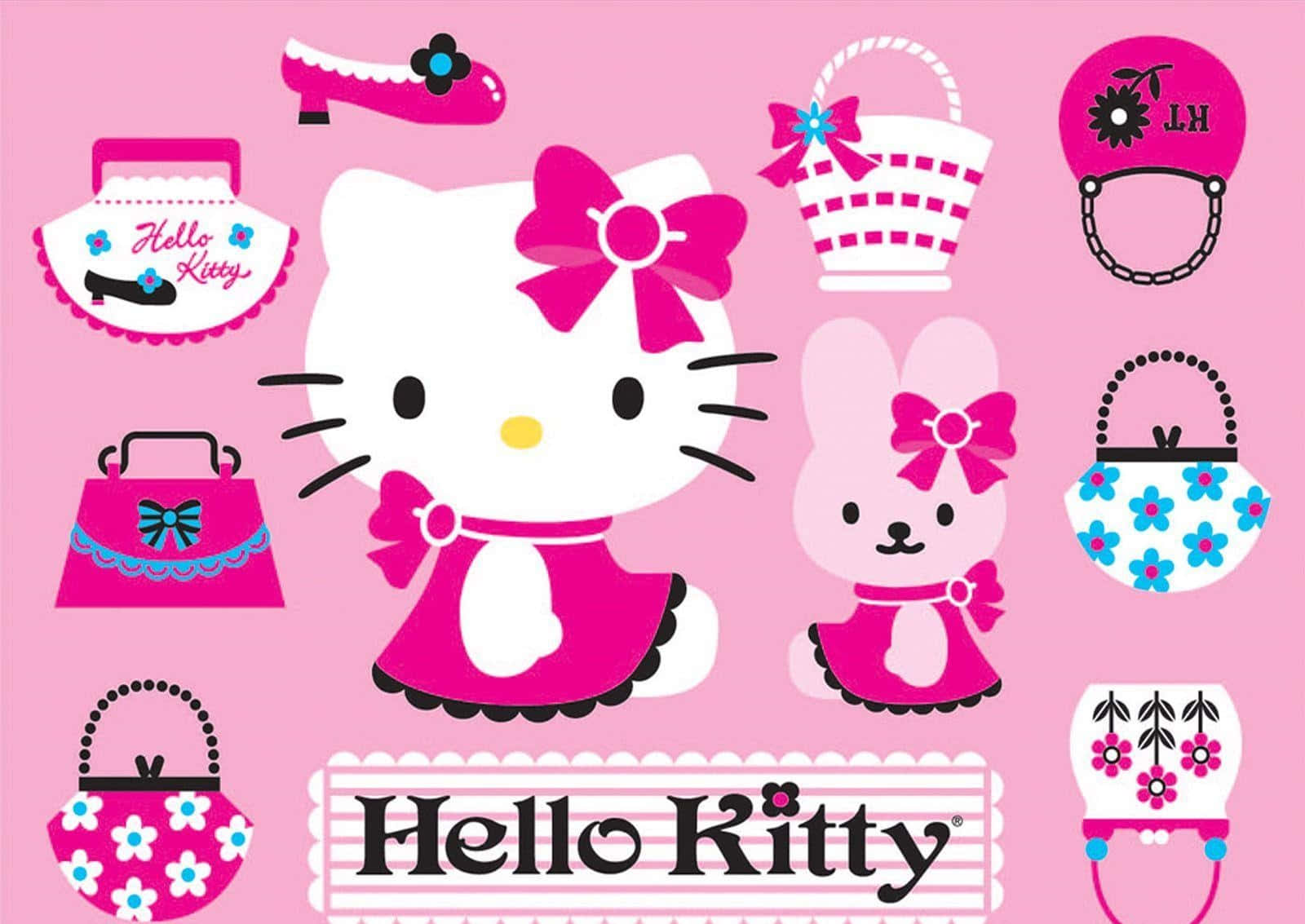 Сумки для ноутбука Hello Kitty Шпалери