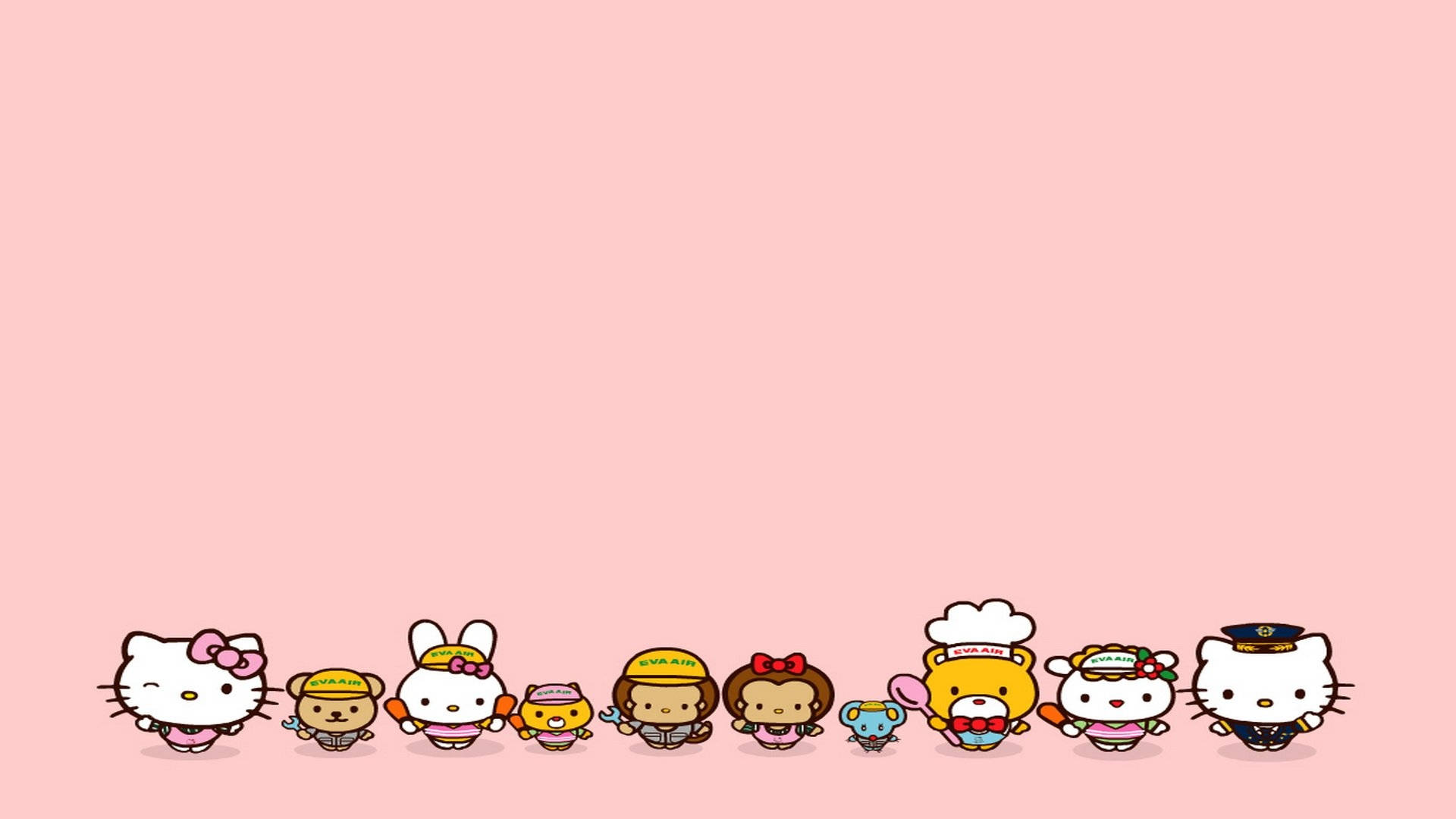 Hello Kitty мультяшний кіт Шпалери