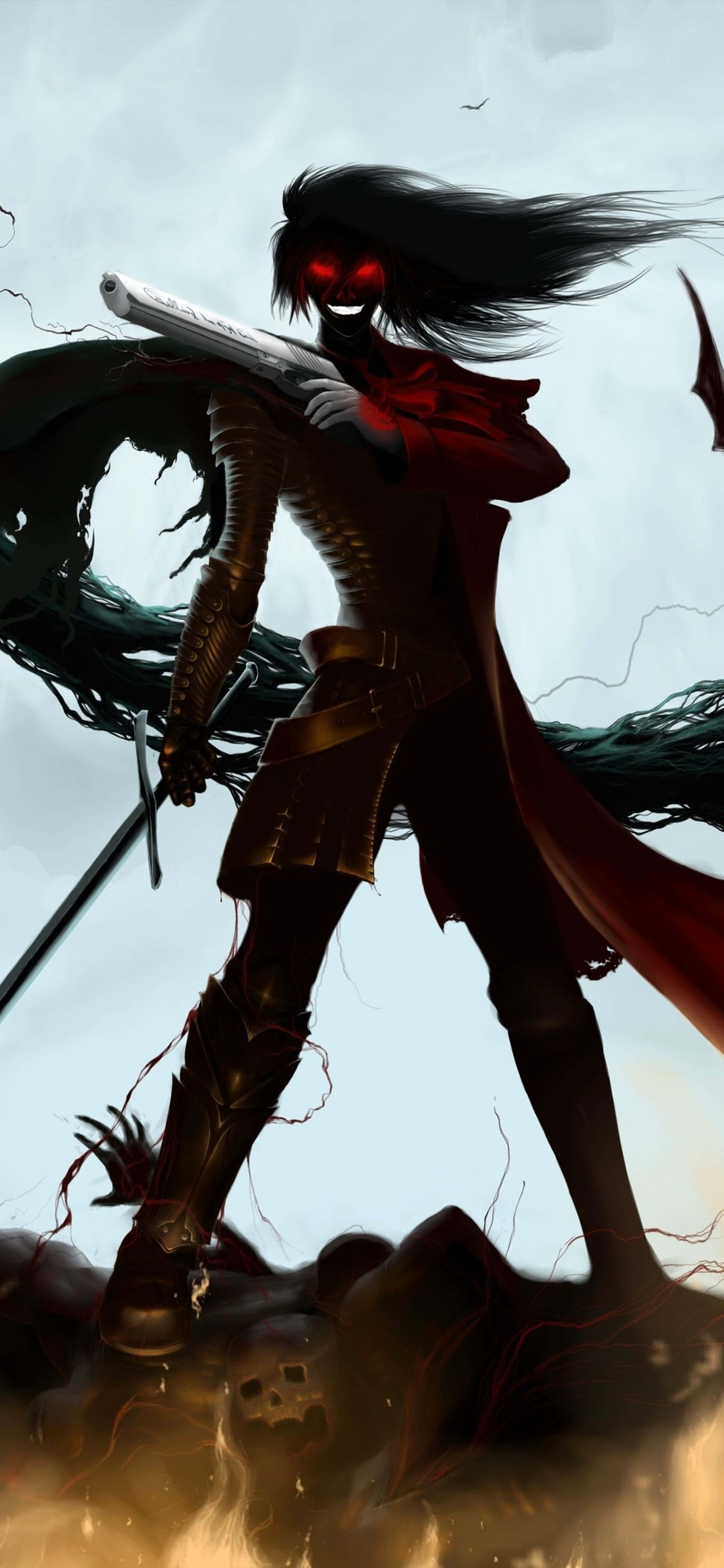 Hellsing Ultimate: Напряженное противостояние в разрешении 4K Шпалери