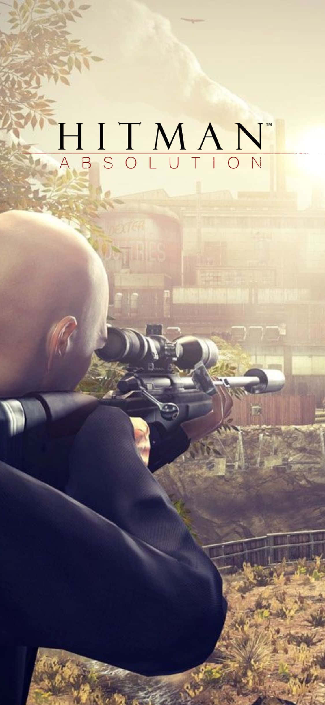 Подними свой игровой опыт на новый уровень с Hitman Absolution для iPhone X Шпалери