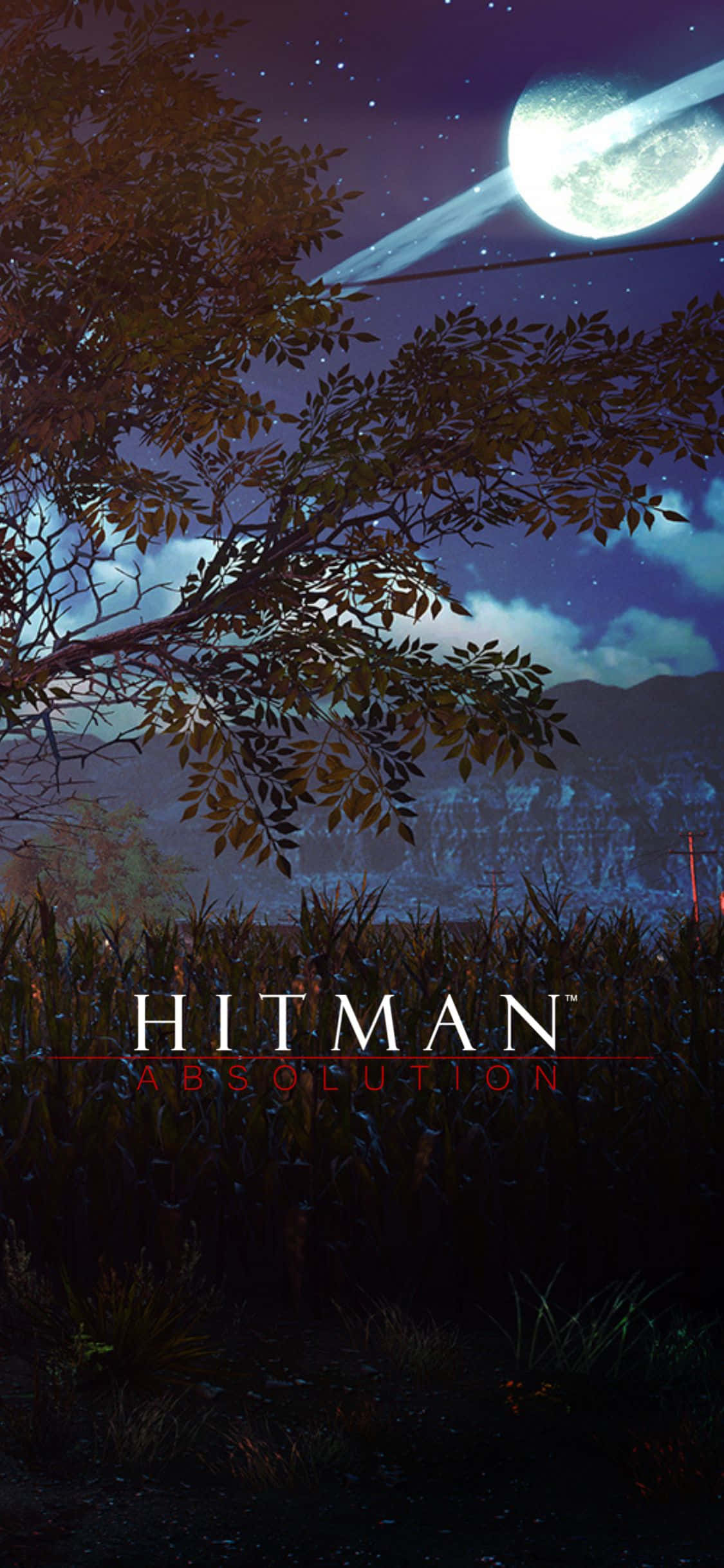 Откройте вызов Hitman Absolution на iPhone X Шпалери