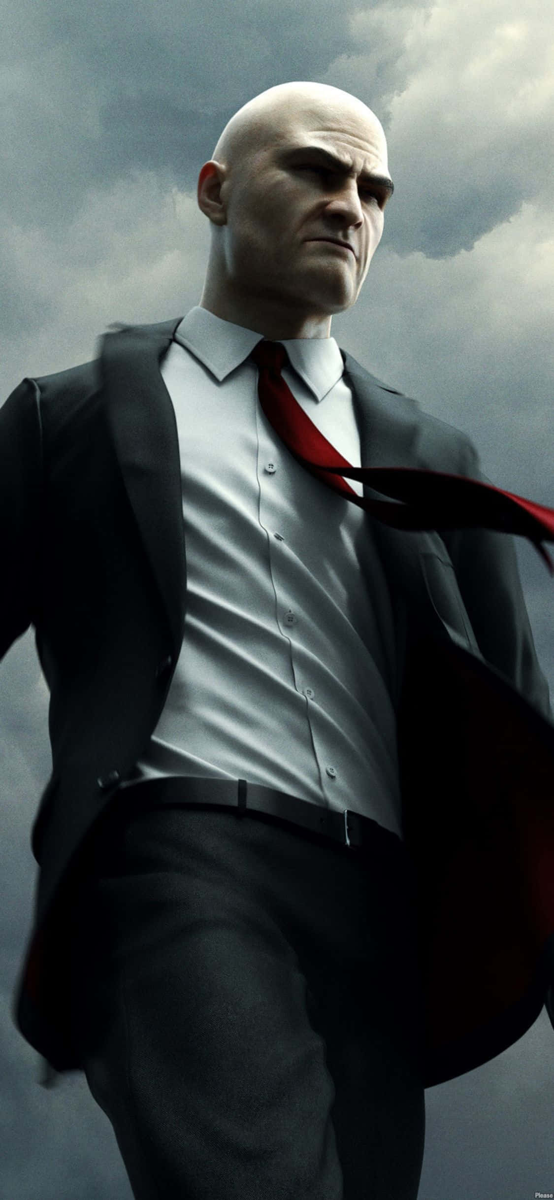 Наслаждайтесь Hitman Absolution на вашем iPhone X Шпалери