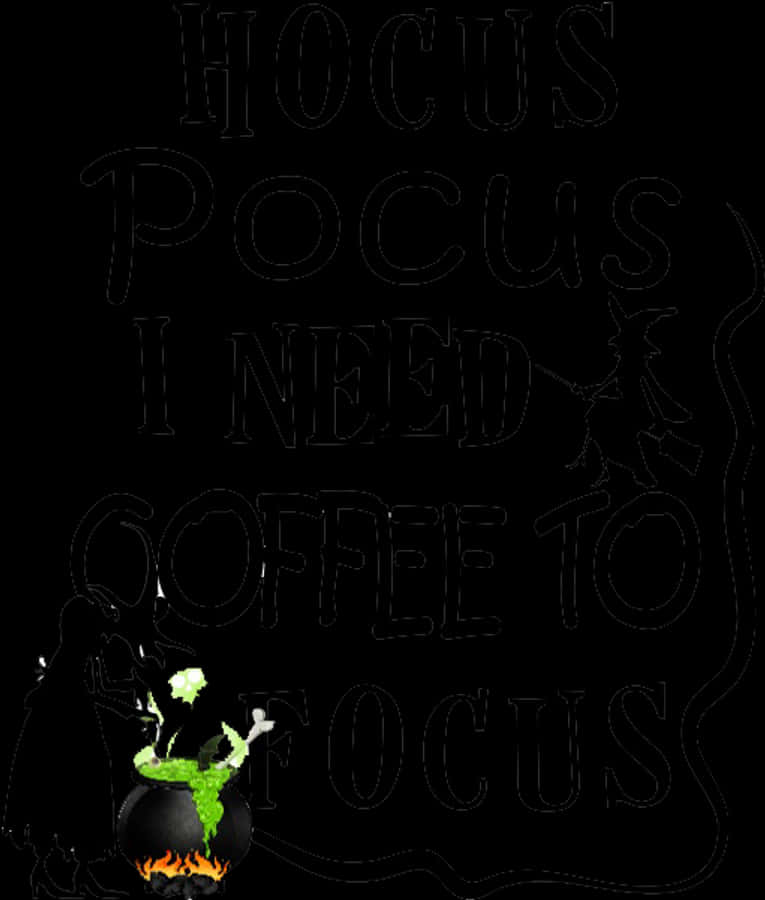 Hocus Pocus Кава для Зосередження Шпалери