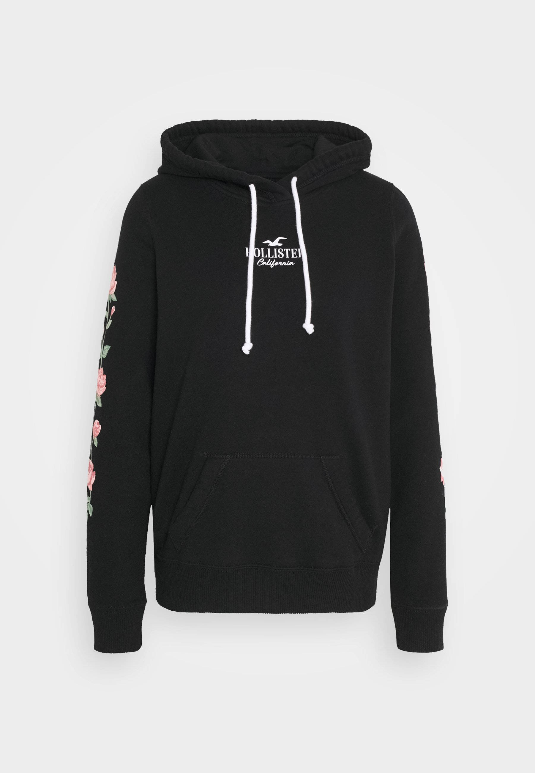 Черная толстовка-куртка Hollister Шпалери