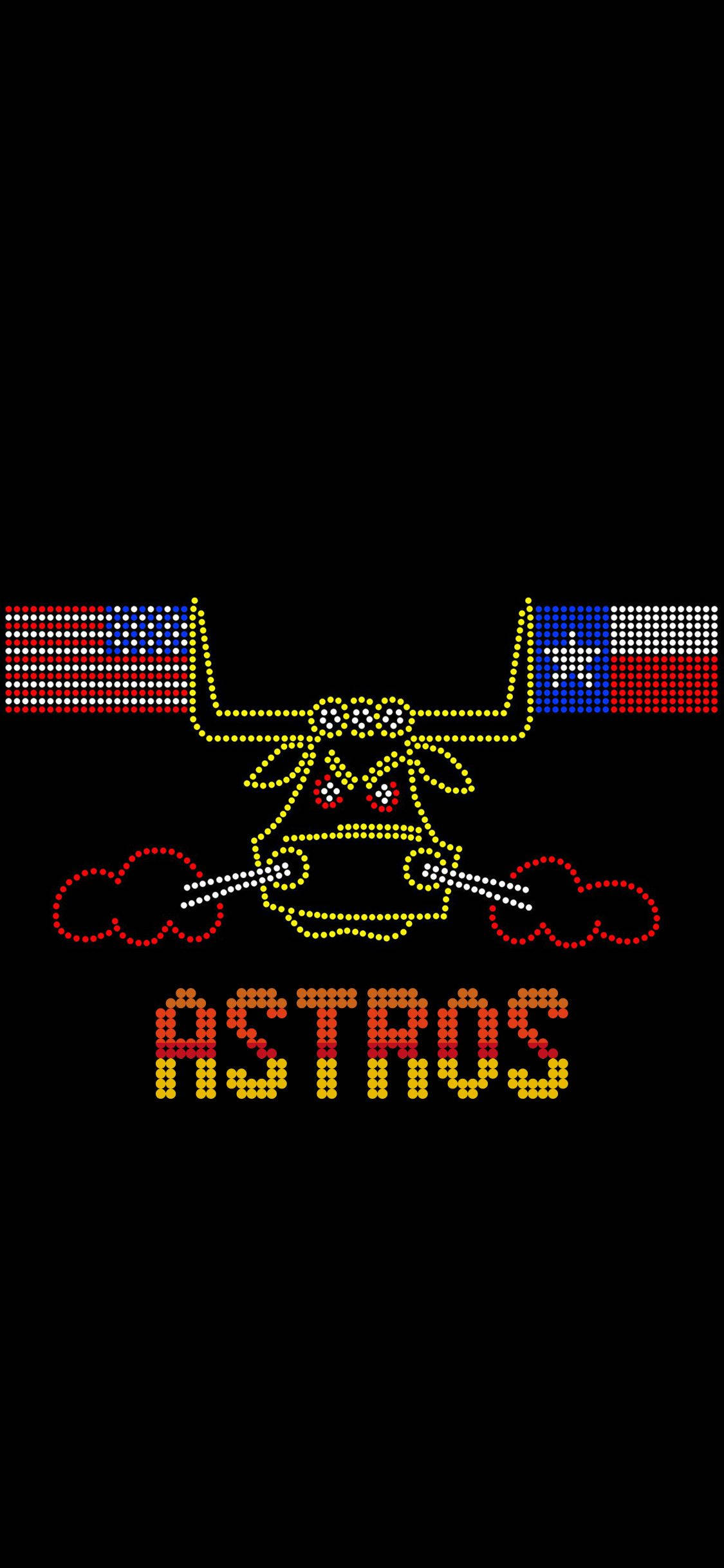Houston Astros Стилізованний Техасский Бик Шпалери
