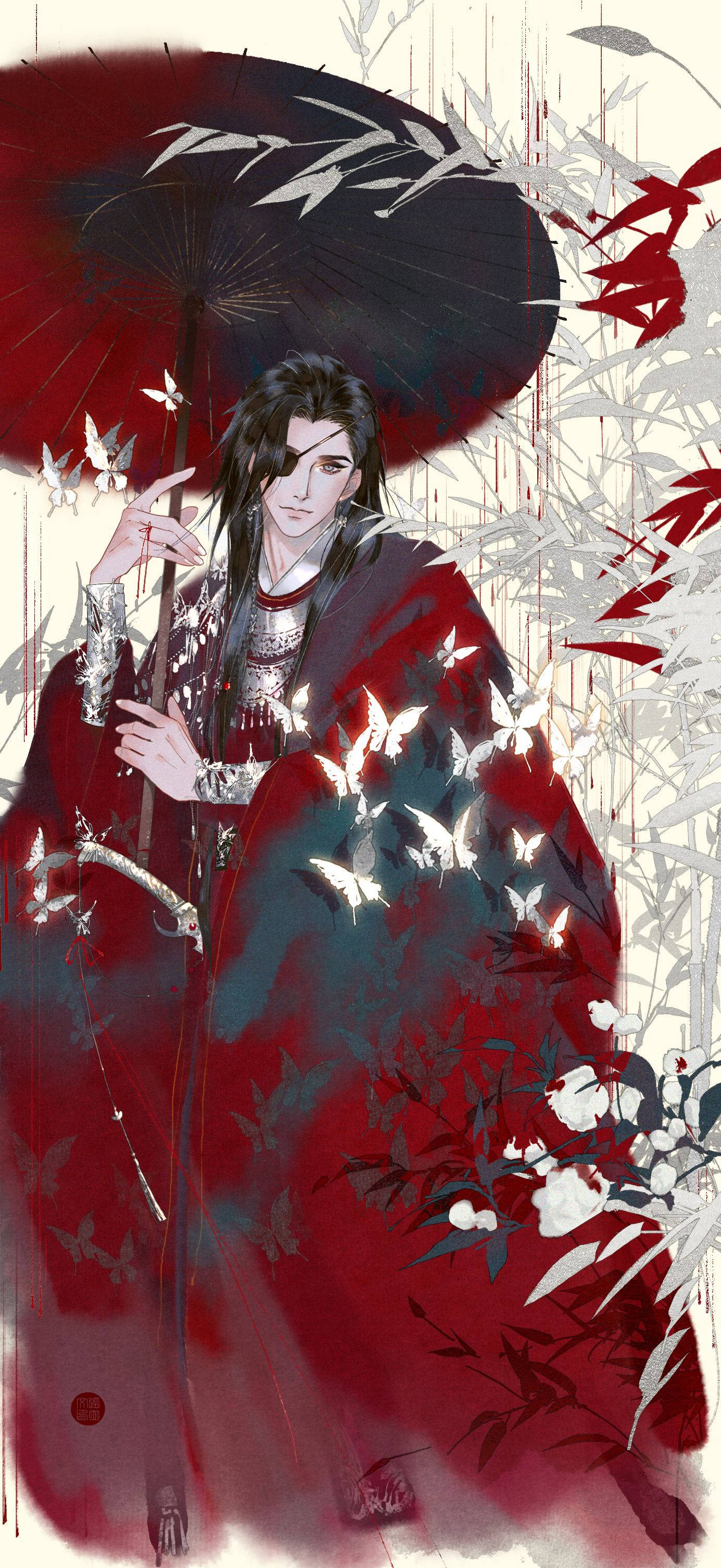 Hua Cheng Red Art Шпалери