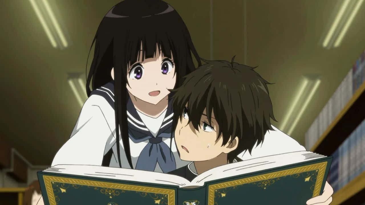 Hyouka Matching PFP Аніме Шпалери