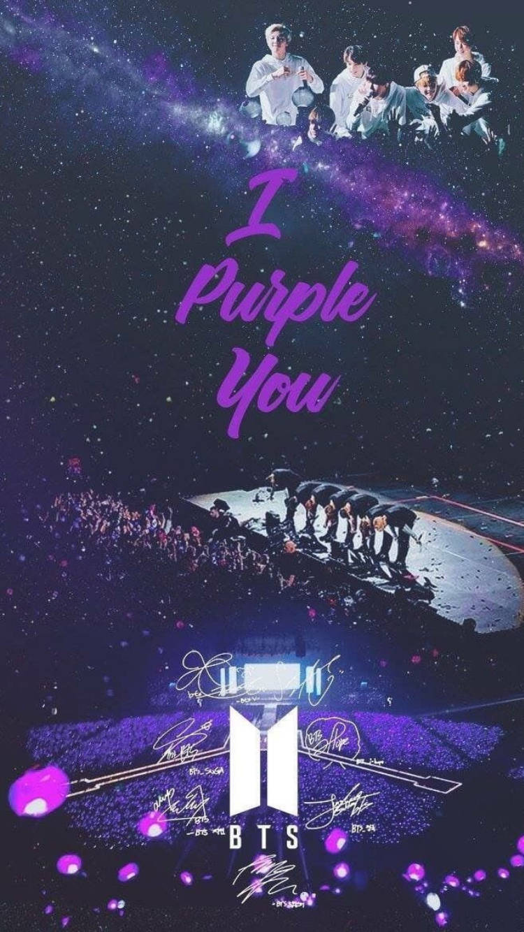 I Purple You Концертний Коллаж Шпалери
