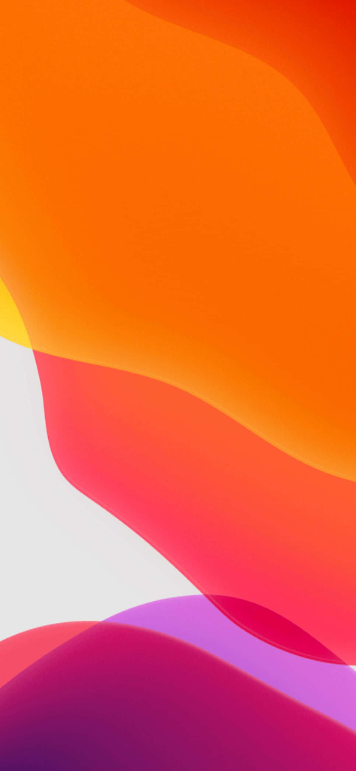 iOS 13 фон с перекрывающимися цветами Шпалери