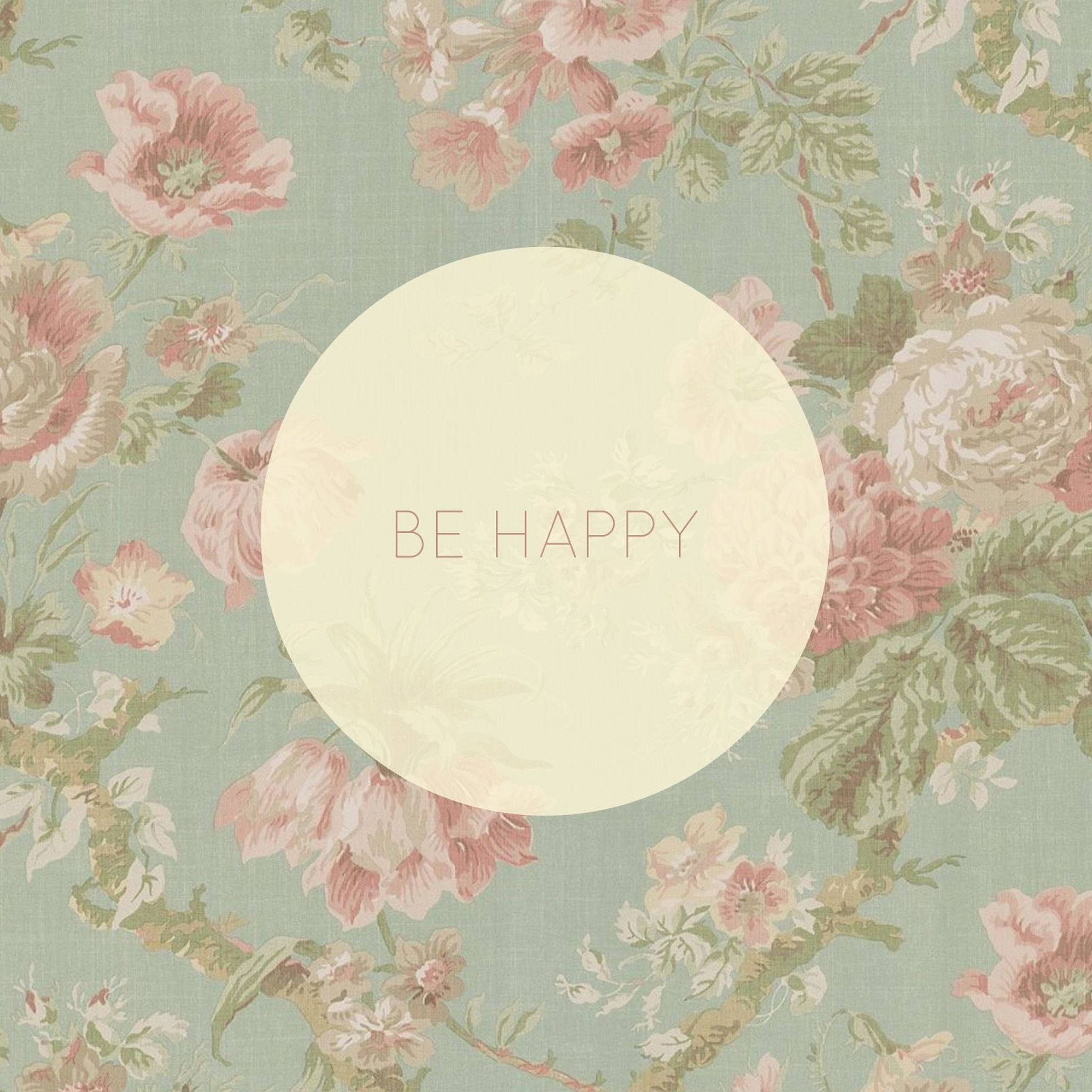 Естетичний iPad Be Happy Шпалери
