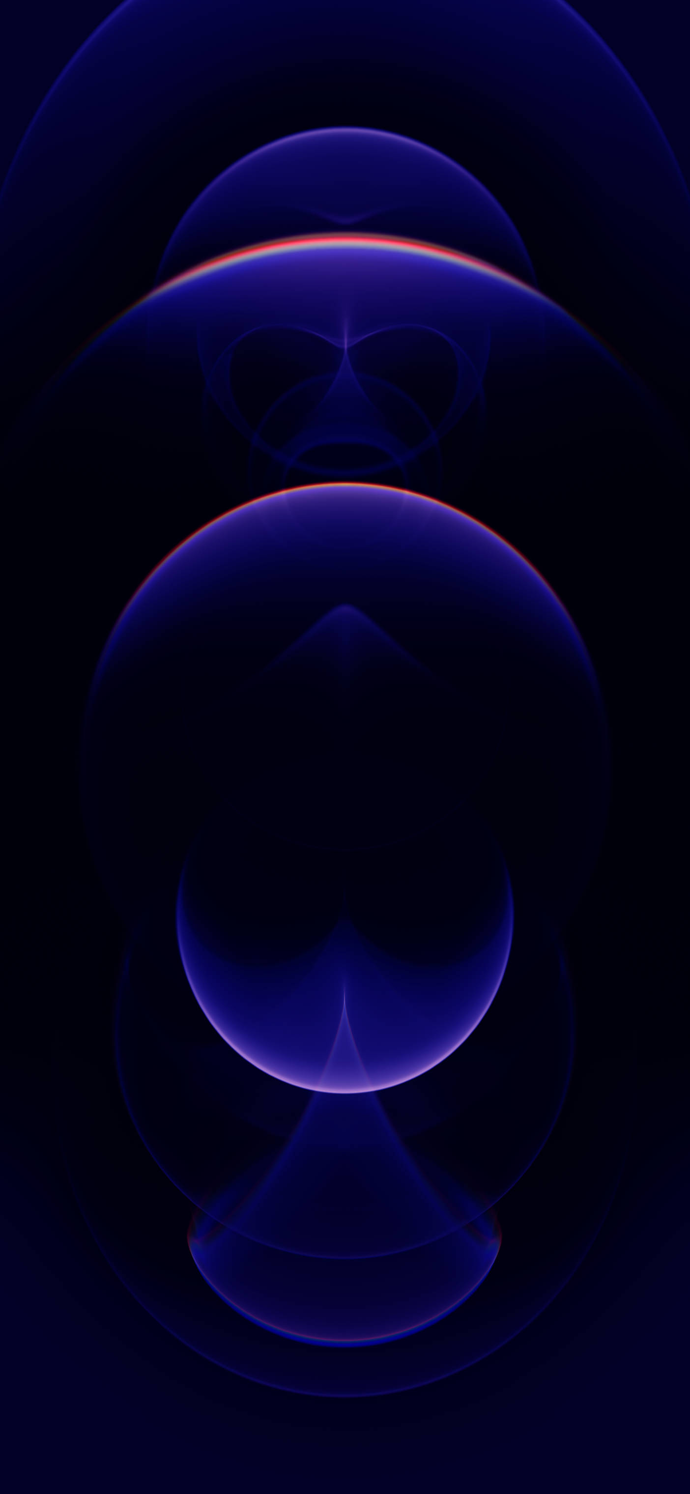iPhone 12 Pro фиолетовый свет Шпалери