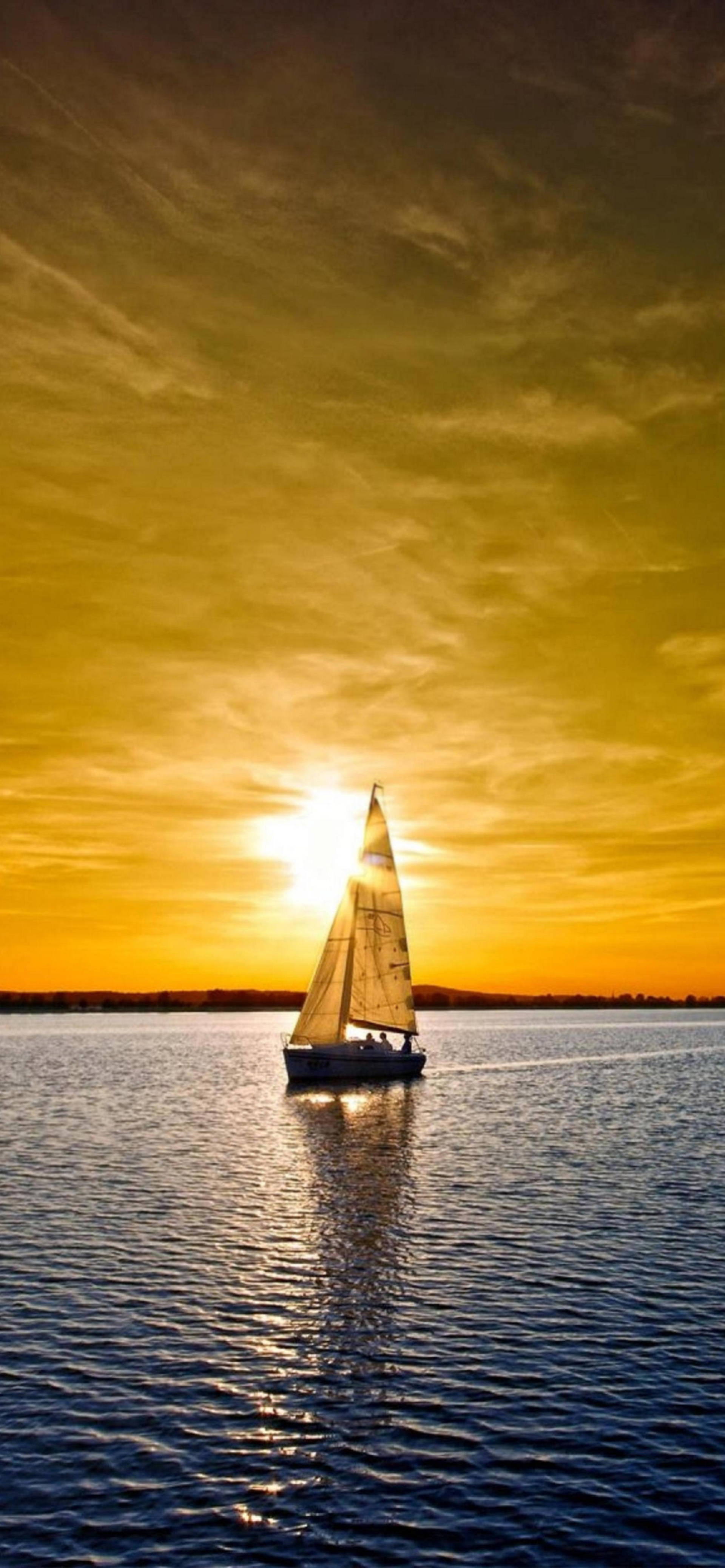 iPhone 13 Pro Max Вітрильник Шпалери