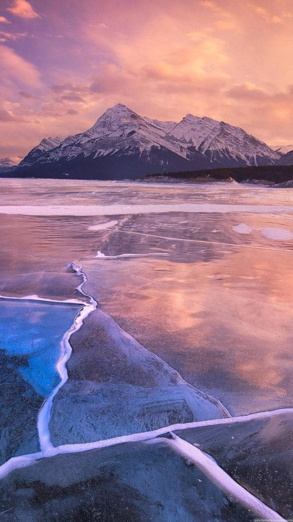 Замерзле море природа iPhone Шпалери