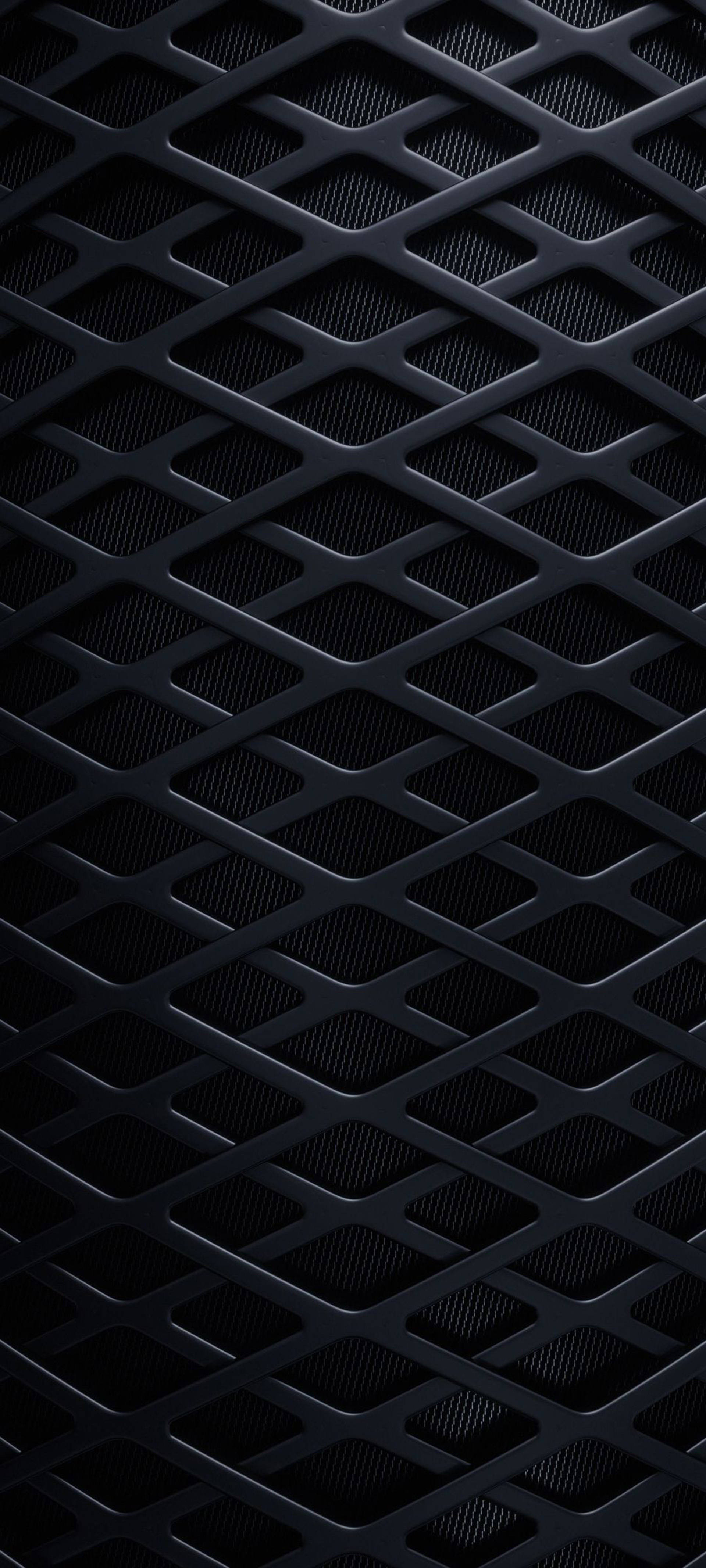 Черный iPhone Ромб Сетка Шпалери