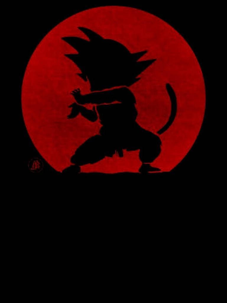 Дизайн екрана iPhone з логотипом DBZ Шпалери