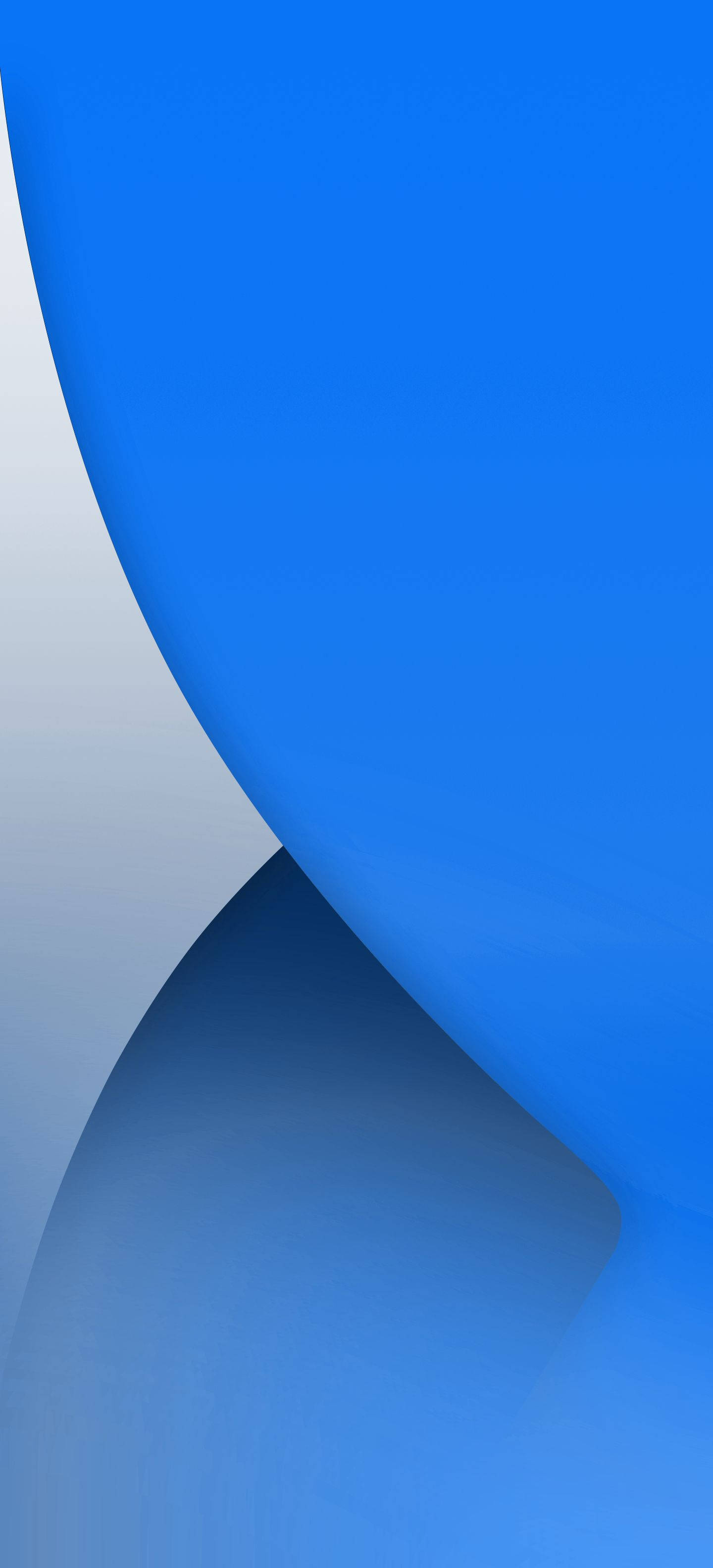 Белый и синий iPhone Шпалери