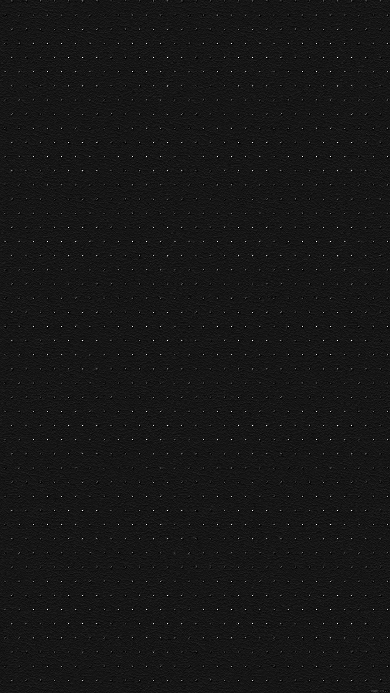Чорне тло для iPhone з крапками Шпалери